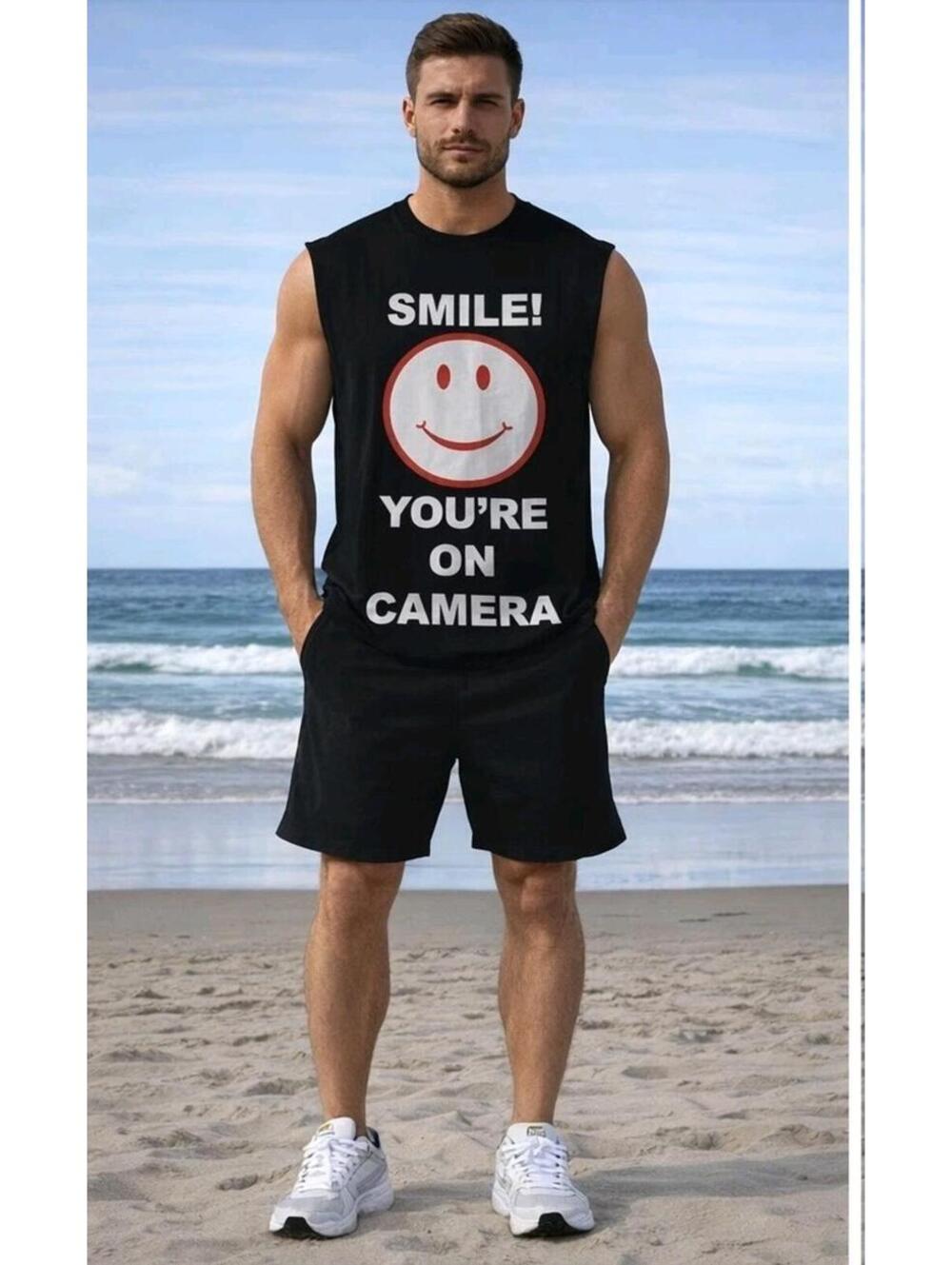 6th NBRHD Cut Off Tee "Notice" Size XL (017)